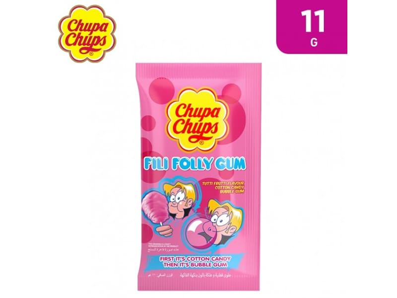 Chupa Chups Filifolly Tutti Frutti Cotton Candy Gum 11g